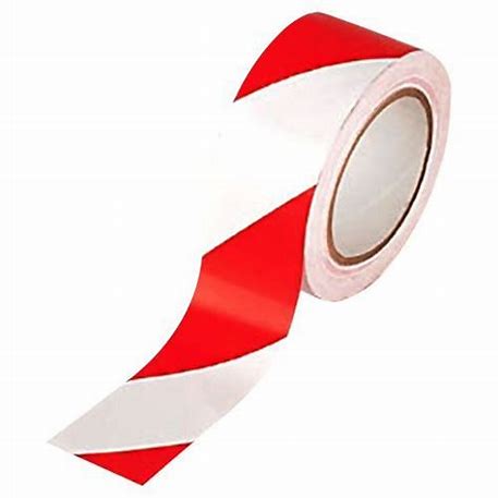 TAPE - BARRICADE TAPE 2" (RED/WHITE)