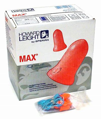 EAR PLUG CORDED FOAM TYPE (100PAIRS/BOX)