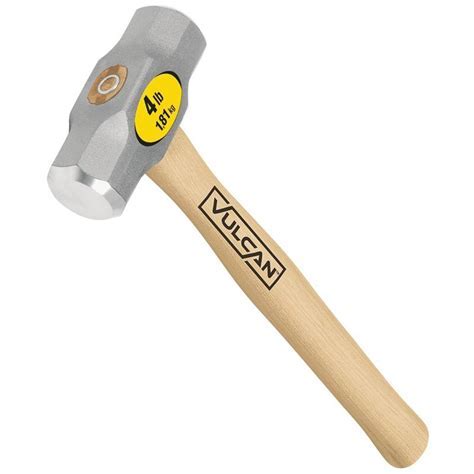 SLEDGE HAMMER 4LBS C/W WOODEN HANDLE