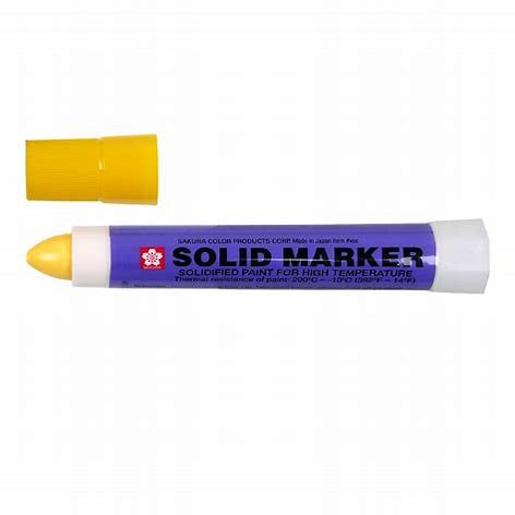 SOLID MARKER (YELLOW) 12PCS/BOX