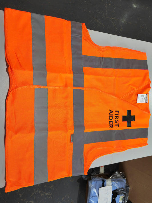 SAFETY VEST (ORANGE) WITH WORD