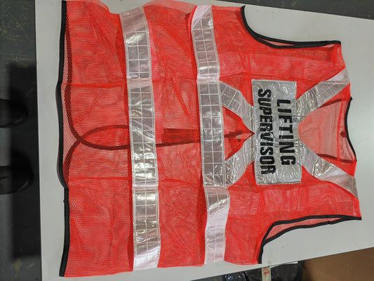 SAFETY VEST (RED) WITH WORD